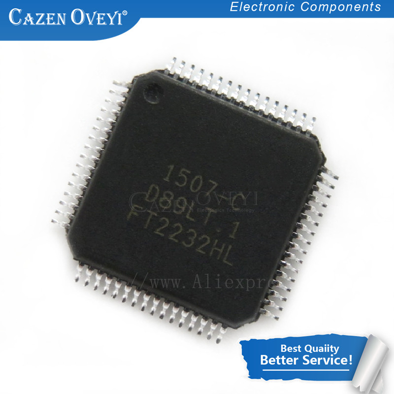 1 ชิ้น/ล็อต FT2232HL LQFP 64 FT2232 QFP FT2232H ในสต็อก