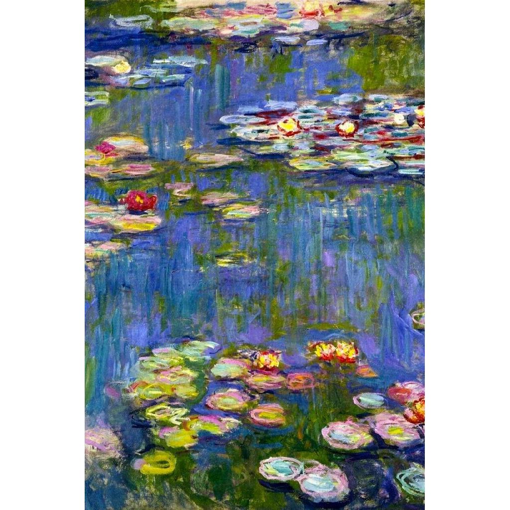 Claude Monet Water Lilies Impressionist Art โปสเตอร์ Claude Monet พิมพ์ธรรมชาติภูมิทัศน์ภาพวาด Claud