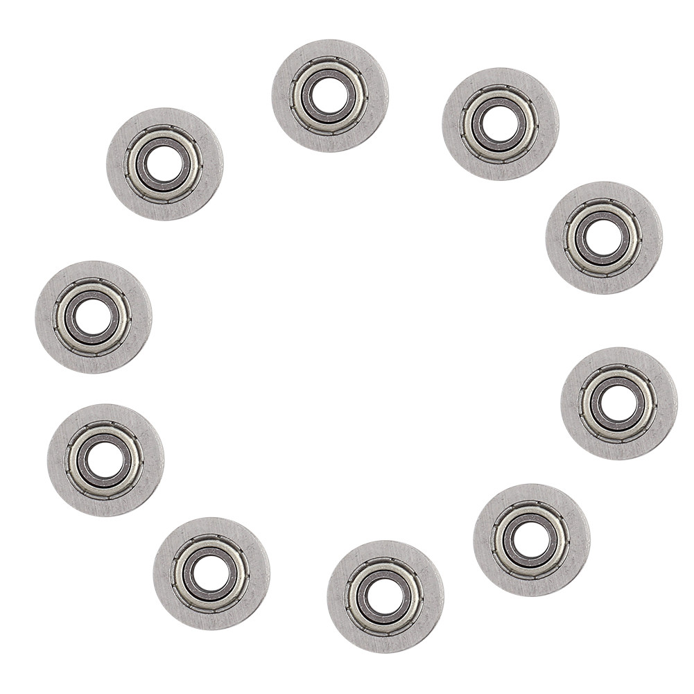 U Groove Bearing, U624ZZ Bearing Ball BearingU Deep Linear Longboard Pulley สําหรับระบบรางรถไฟ