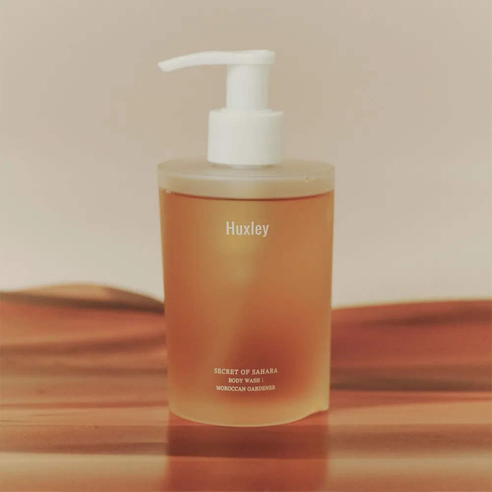 [Olive Young] Huxley Body Wash 300ml - Moroccan Gardener, Blue Medina Picker, Sunset Fog, Rose