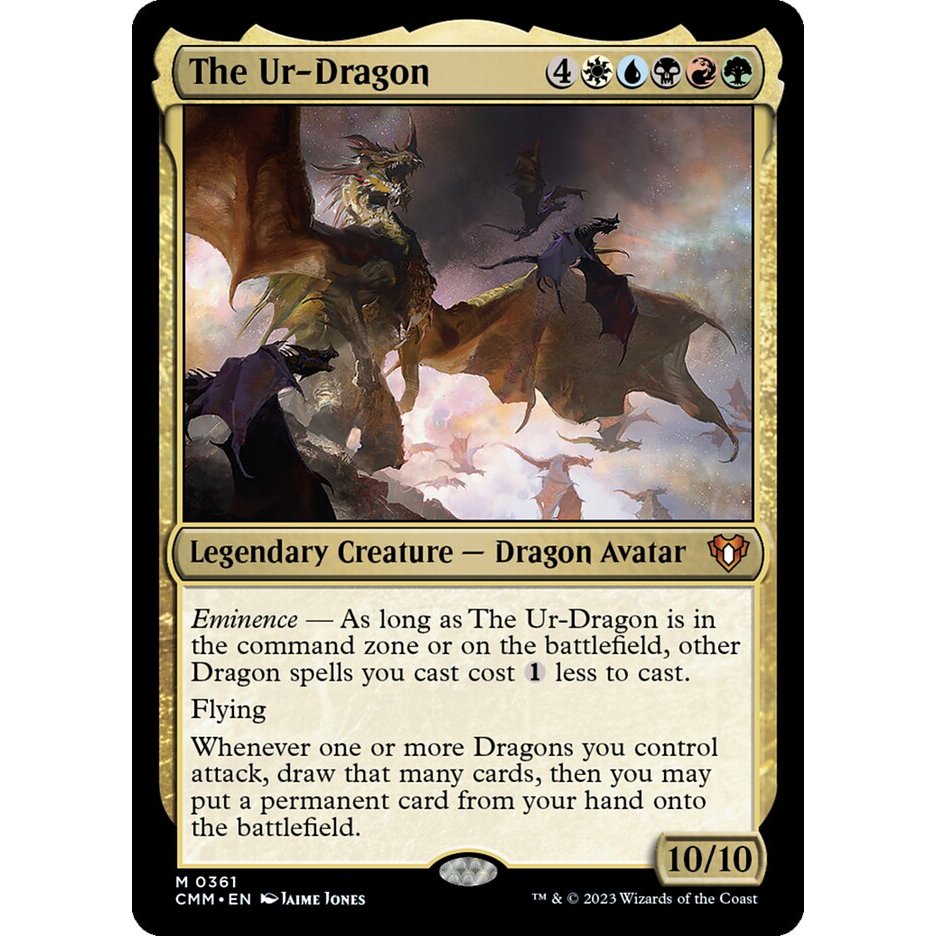 The Ur-Dragon การ์ด Magic the Gathering [MTG] ของแท้
