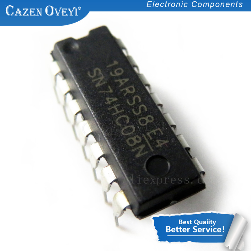 10 ชิ้น/ล็อต SN74HC08N DIP14 SN74HC08 DIP 74HC08N 74HC08 DIP 14 ในสต็อก