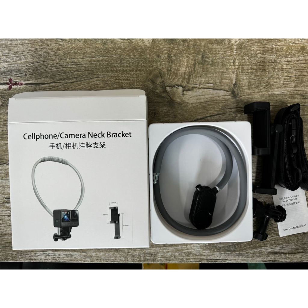 กล้องคอยึดโทรศัพท์หน้าอกพร้อมสกรู 1/4 นิ้วและคลิปเปลี่ยนสําหรับ GoPro Hero 12/11/10/9/8, iPhone Andr