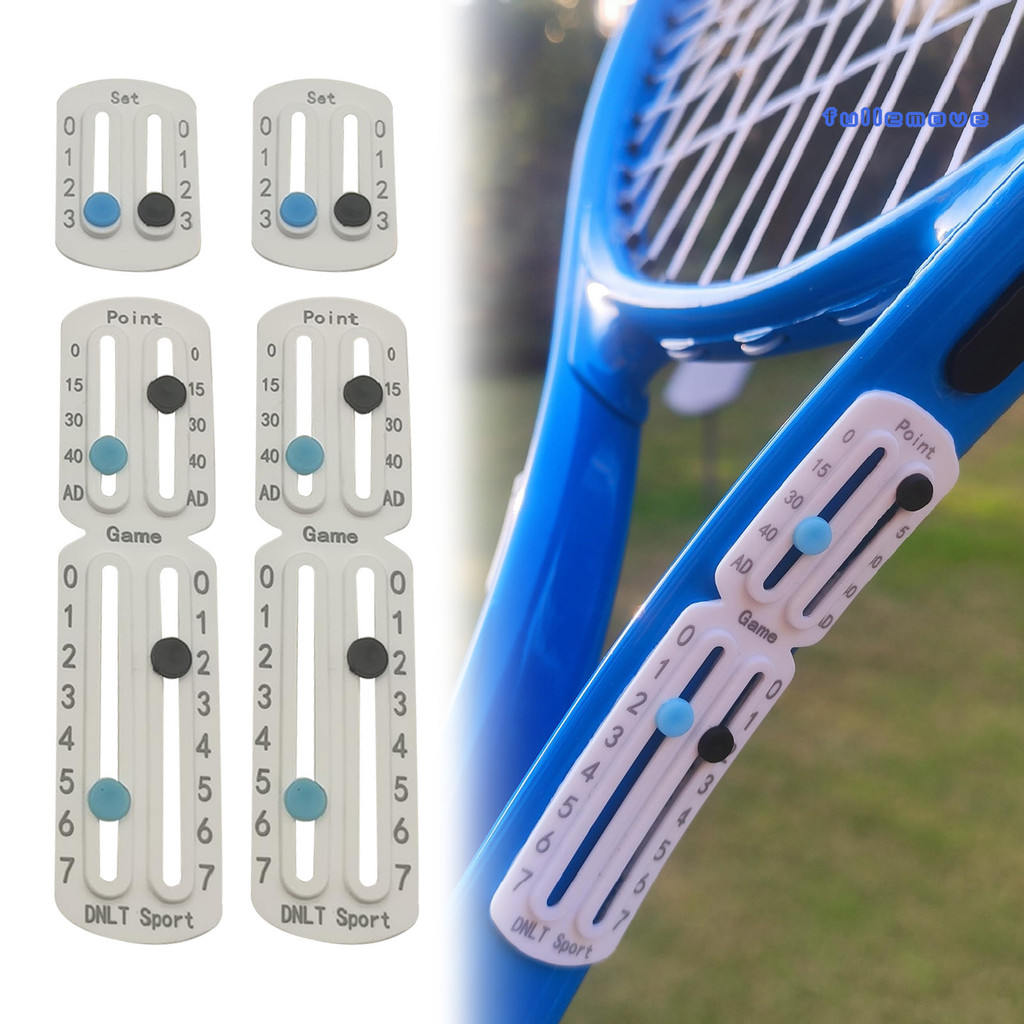 คนเก็บคะแนนเทนนิส Fullemove สําหรับแร็กเก็ต Padel แบบพกพา Pickleball Paddle Scorekeeper ติดตั้งง่ายข