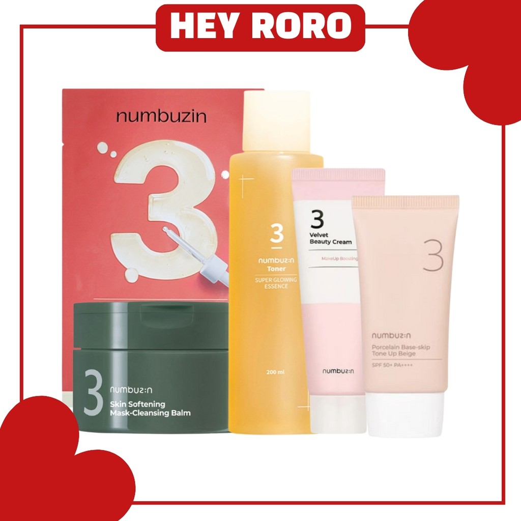 Numbuzin No.3 Toner / Serum / Mask Pack