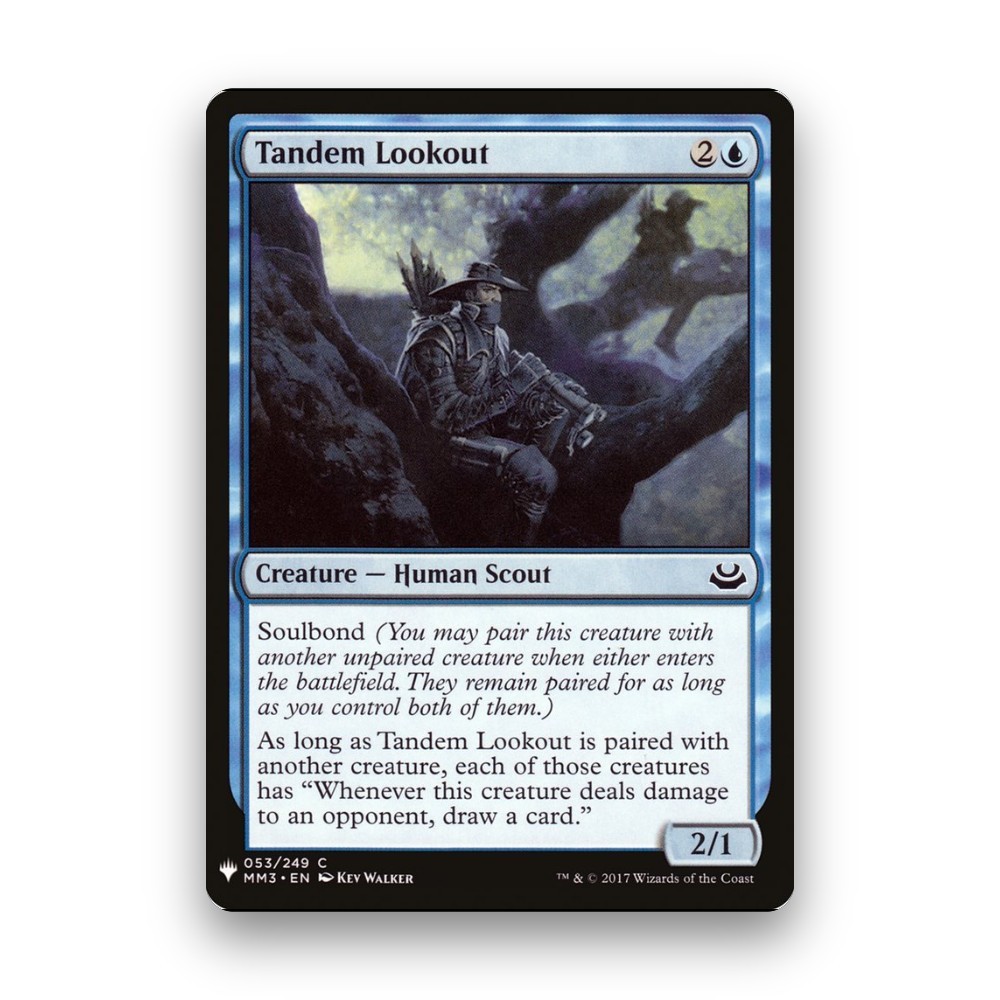 [MTG] Tandem Lookout (#MM3-53) [PLST] [BLUE] [COMMON] [NORMAL] | Magic the Gathering