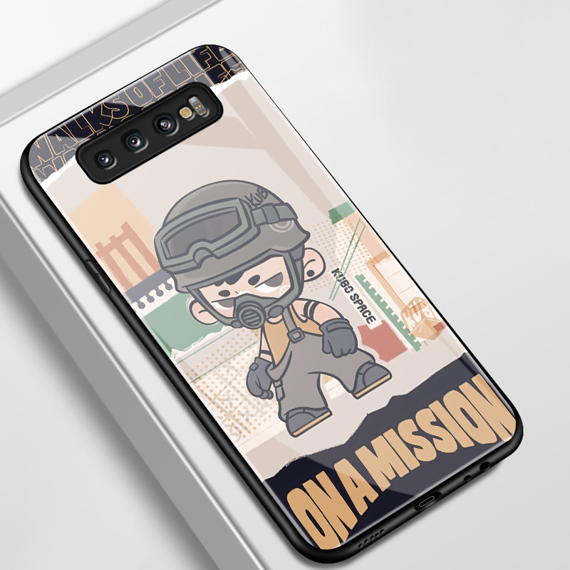 เคสสำหรับ Samsung S10 4G S10 Plus S10 Lite S20 FE S20 Pro S20 Ultra เคสโทรศัพท์คูโบสเปซเปลือกแก้วกันกระแทก ราคา ถูกที่สุด ดีลบีเคเค แกลเลอรีภาพที่ 2