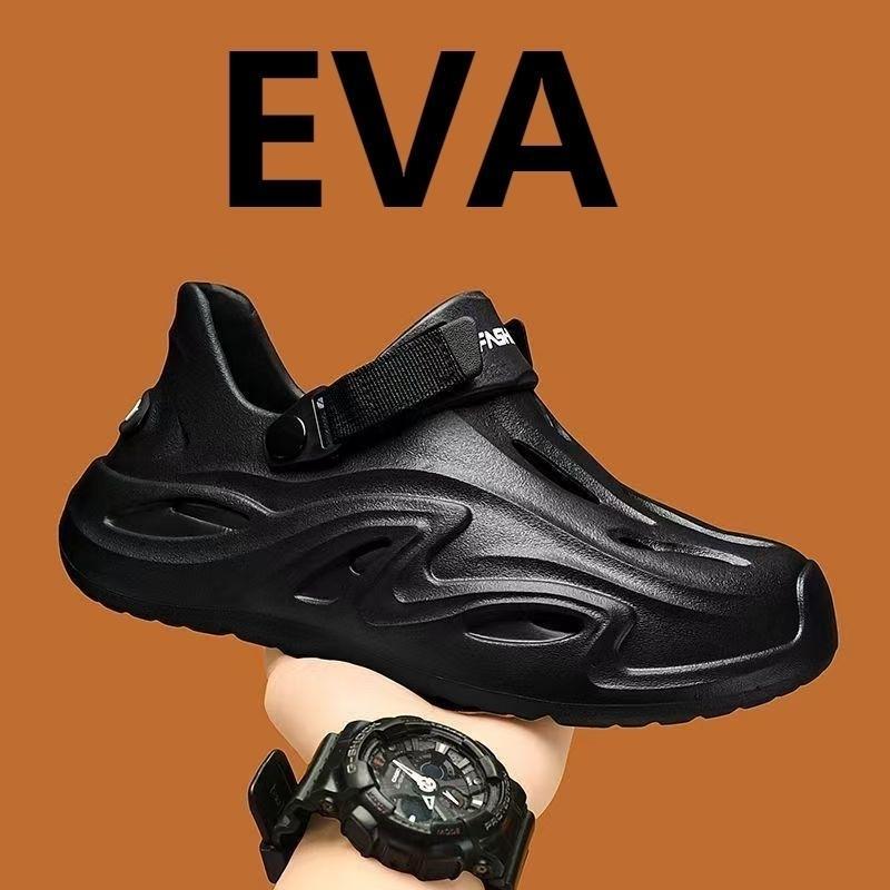 FOYA SHOES 2026 ใหม่ผู้ชายแฟชั่นกีฬารองเท้าแตะป้องกันการลื่นไถลดูดซับแรงกระแทกระบายอากาศวัสดุ EVA 01