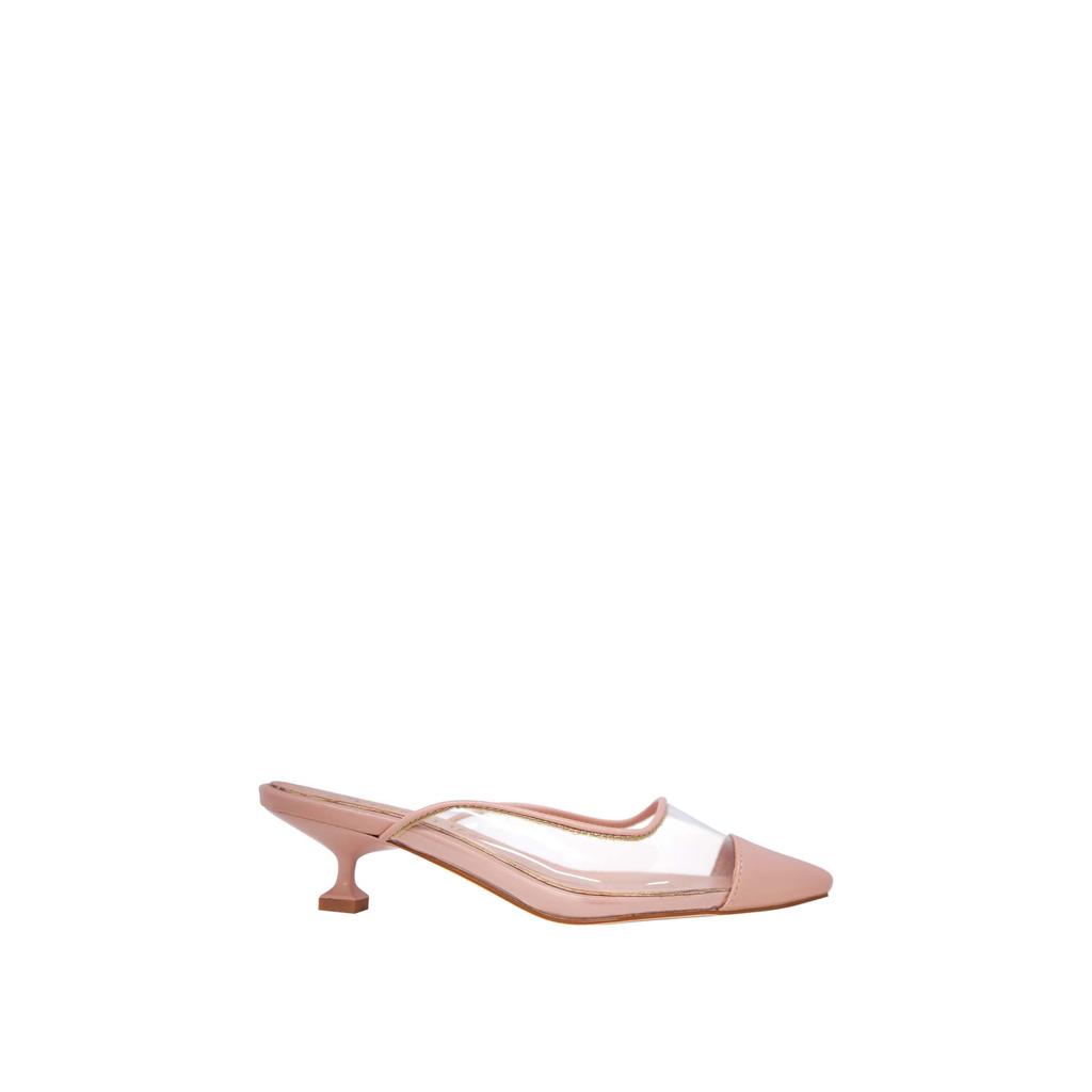 Villains SF GLORY Mule Heels รองเท้าส้นสูงเปิดส้นผู้หญิง ส้นสูง 2.2