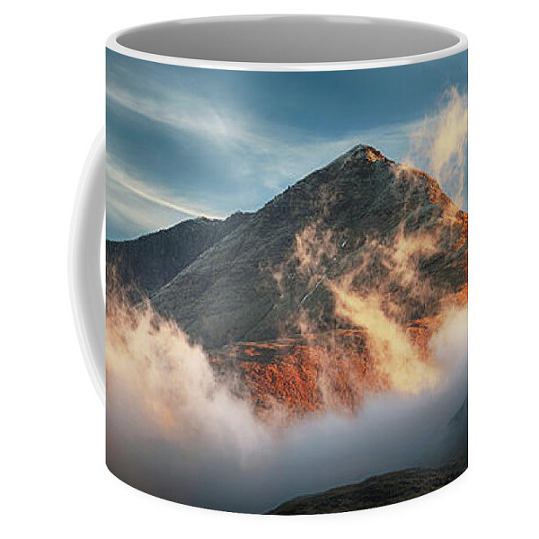 MATAHARI Ben Lomond Sunset Foggy Coffee Mug Ben Lomond Misty Sunset Coffee Mug