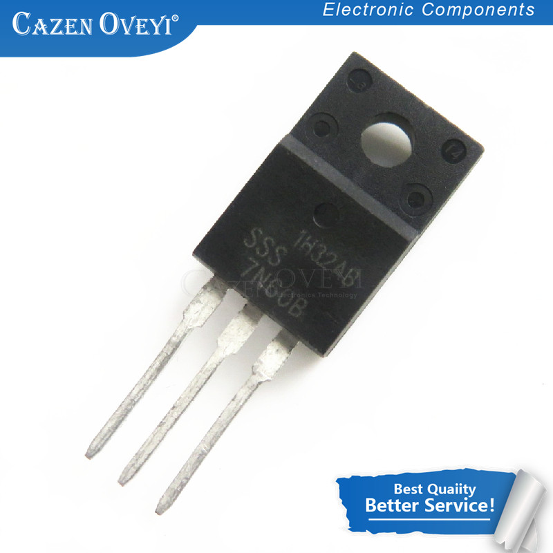 10 ชิ้น/ล็อต SSS7N60B ถึง 220F SSS7N60 ถึง 220 7N60B 7N60 ในสต็อก