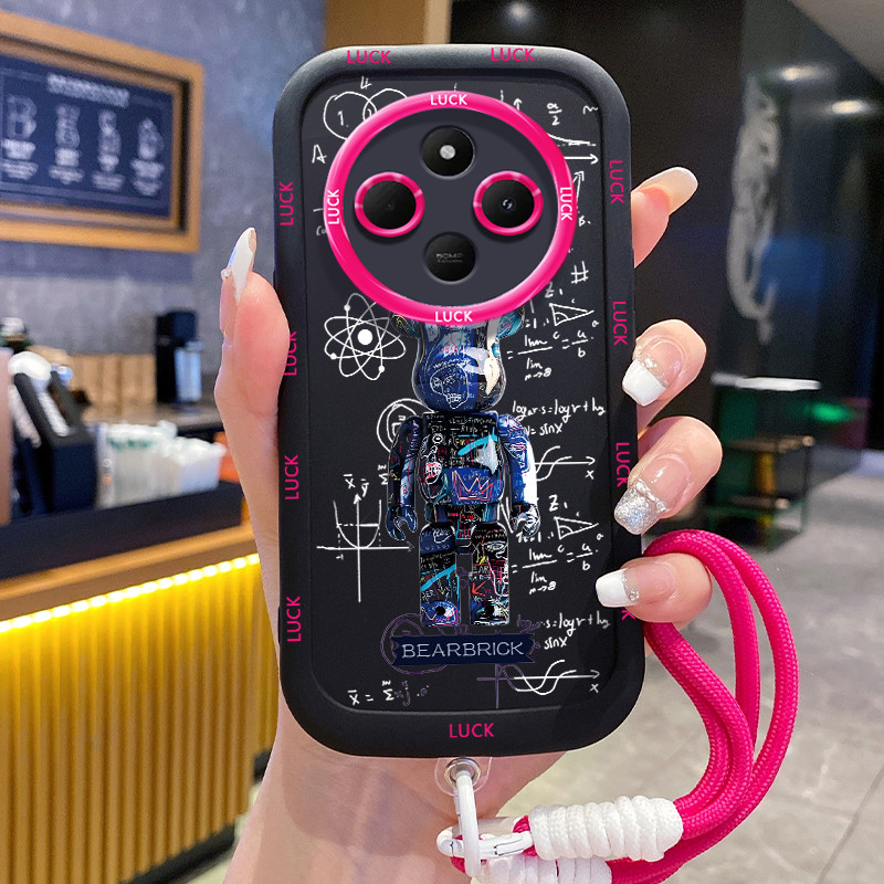 เคสสำหรับ Xiaomi Redmi 14C 5G A4 5G A14R 5G POCO C75 5G POCO M7 5G เคสโทรศัพท์โลกที่ดีกว่าซิลิโคนสายคล้องกันกระแทก - รูปที่ 4