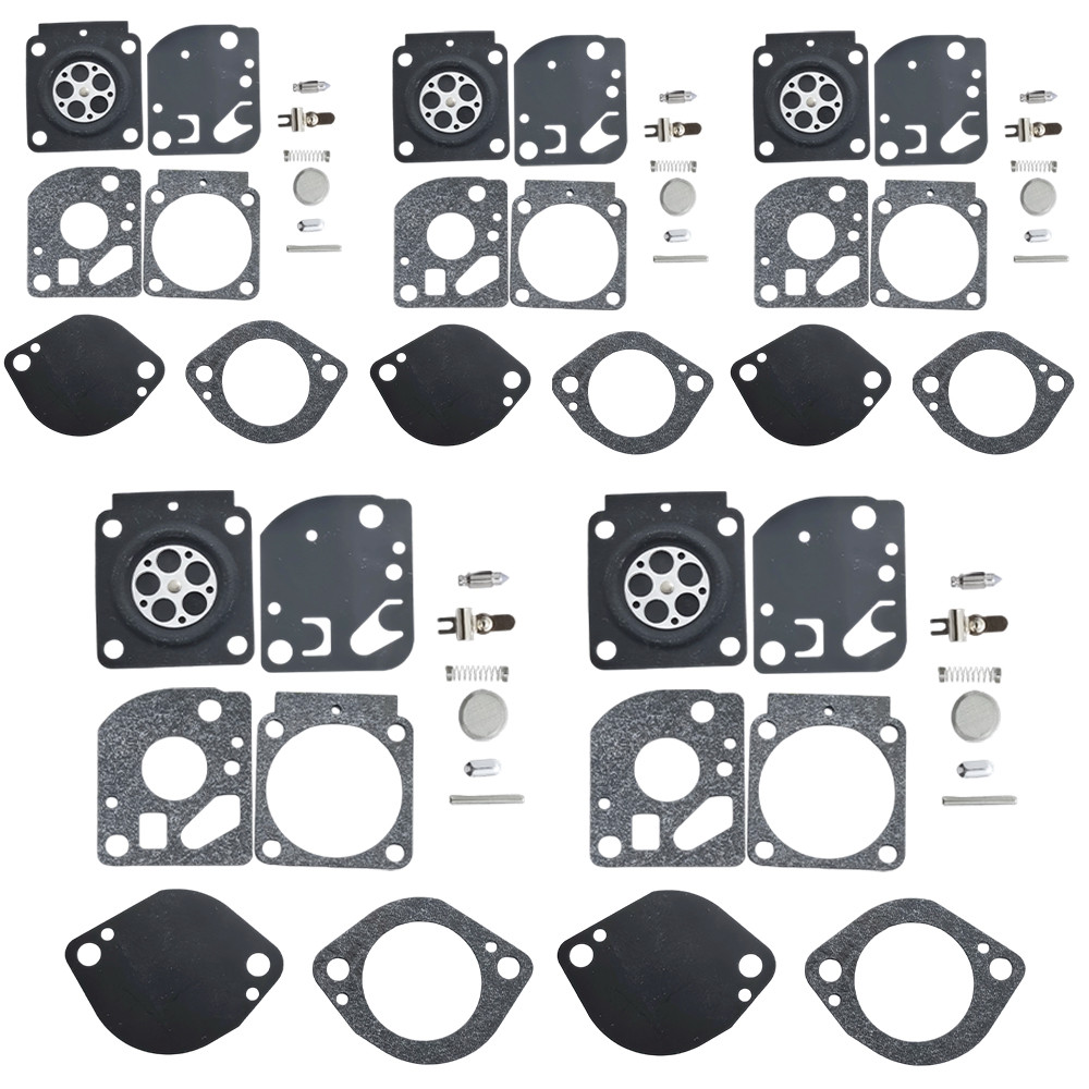 5pcs คาร์บูเรเตอร์คาร์โบไฮเดรตชุดซ่อมสําหรับ FS90 SP90 FS100 Zama C1Q-S72 C1Q-S110 C1Q-S110A