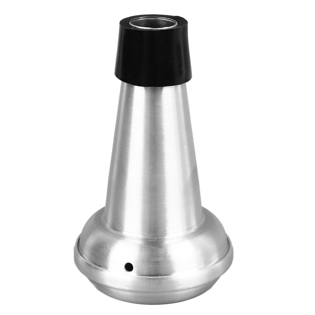 [YIB] Trumpet Mute Silencer Mini Size Aluminium Practice with Rubber Edge Guard