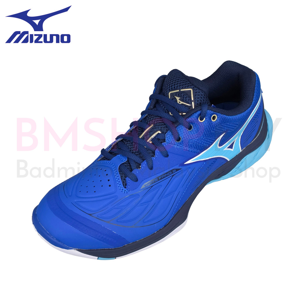MIZUNO Shoes WAVE FANG 2-71GA231301-M.BLUE WHITE (BADMINTON)