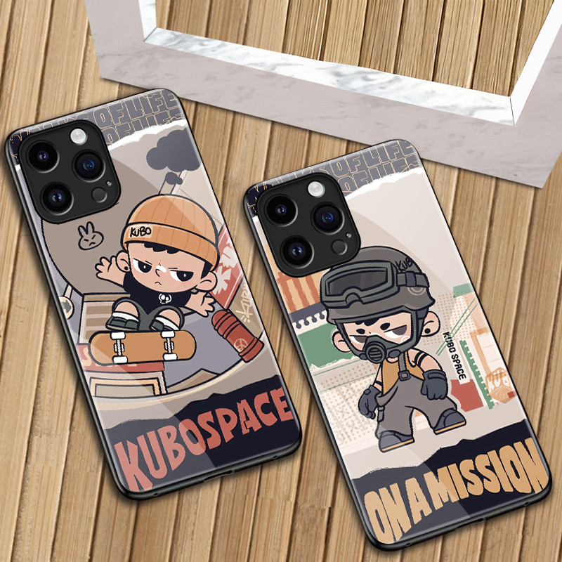 เคสสำหรับ VIVO V21 5G V21s 5G V21 4G V21E 4G Y73 เคสโทรศัพท์คูโบสเปซเปลือกแก้วกันกระแทก - รูปที่ 7