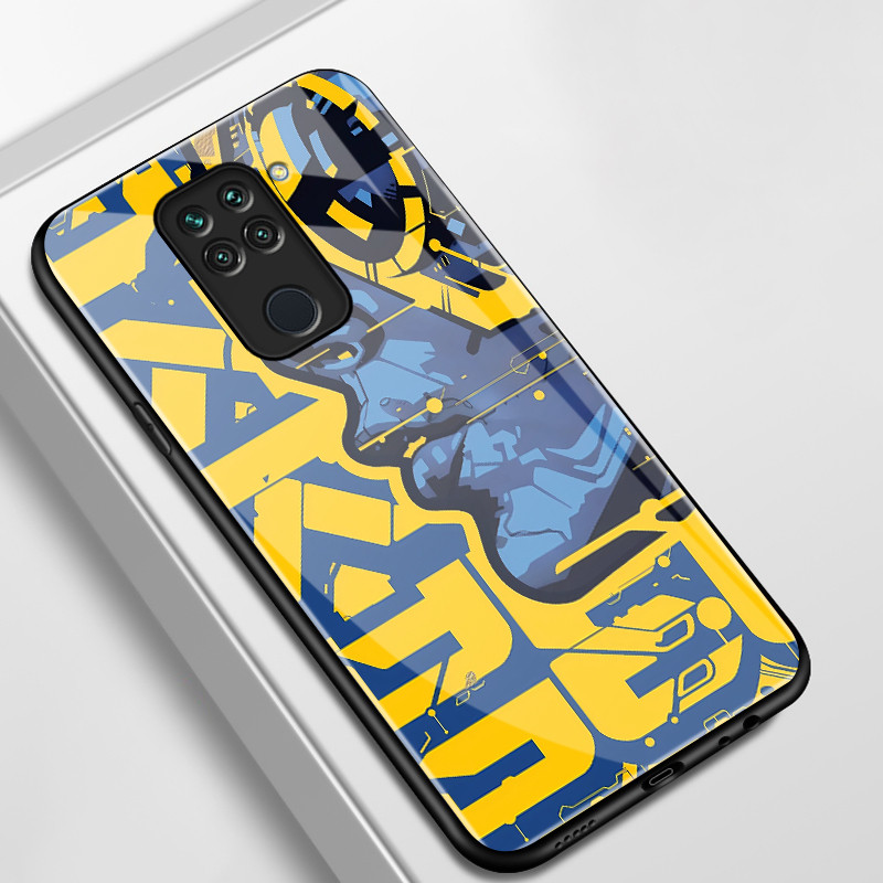 เคสสำหรับ Xiaomi Redmi Note 9 Note 9s Note 9 Pro POCO M2 Pro เคสโทรศัพท์ตัวละครเปลือกแก้วกันกระแทก
