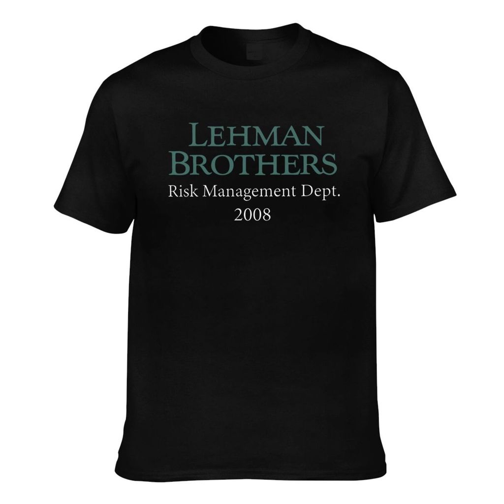 Casual Tee Men Lehman Brothers Risk Management Dept Good พิมพ์พ่อ