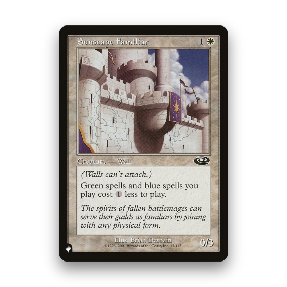 [MTG] Sunscape Familiar (#PLS-17) [PLST] [WHITE] [COMMON] [NORMAL] | Magic the Gathering