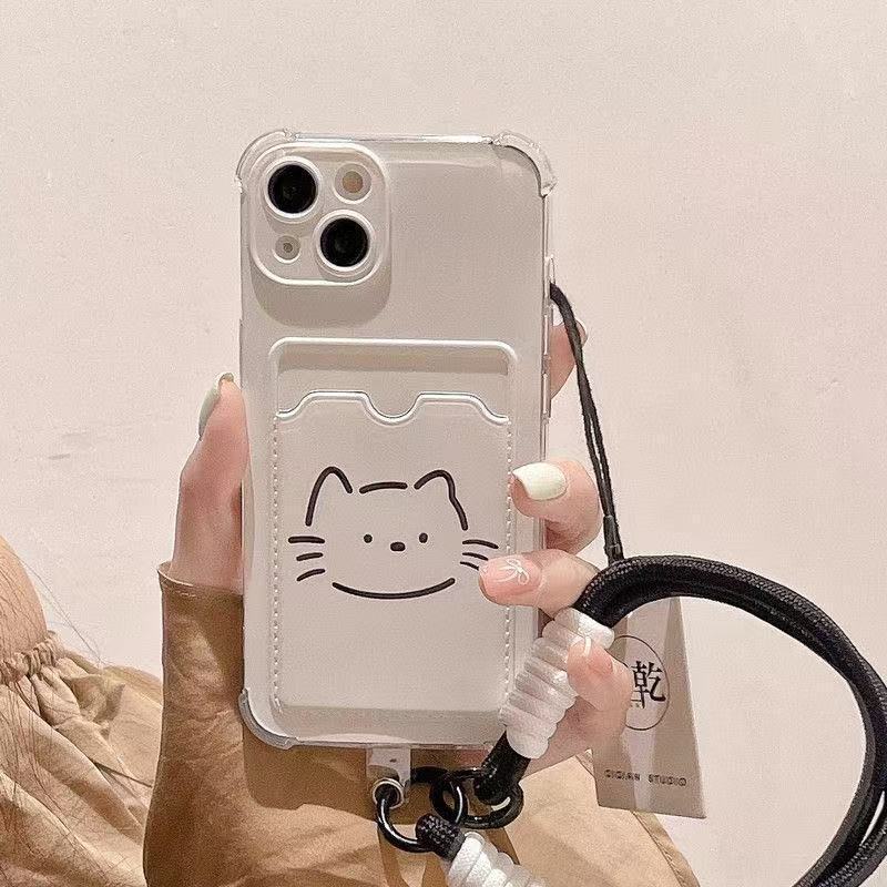 แมวคู่สาวสุนัขที่เรียบง่ายกรณีHp Samsung A17 5G A07 A06 A23 A15 M12 A26 A13 4G A12 A04S A04E A56 M14