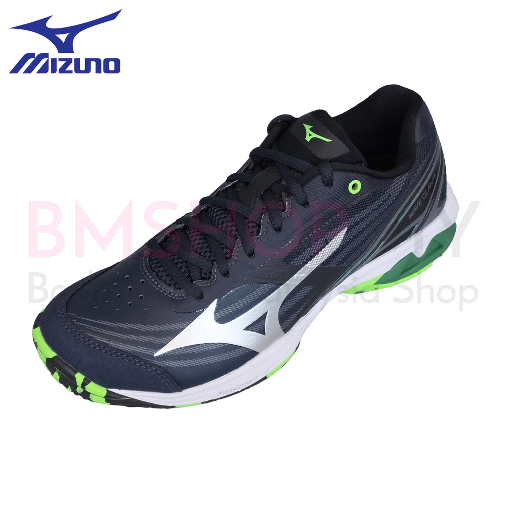 MIZUNO Shoes WAVE CLAW 4-71GA264303-BLACK GREY GREEN (BADMINTON)