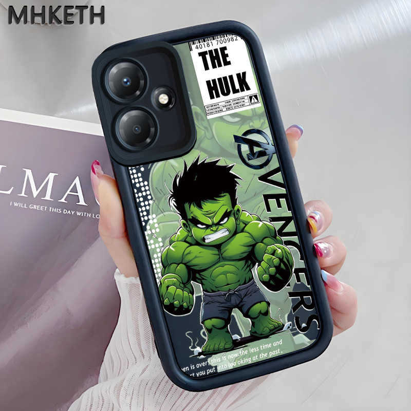 MHKETH เคสสำหรับ Infinix Hot 30 Play Hot 30i Hot 30 Play NFC เคสโทรศัพท์ออกแบบการ์ตูนยอดนิยมรุ่น Q
