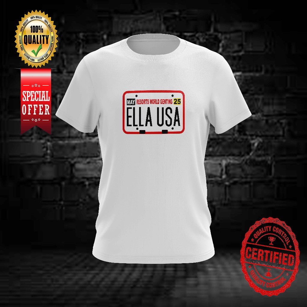 Ella Genting Ella Usa Resorts World Genting Konsert 25 Tshirt Jersey