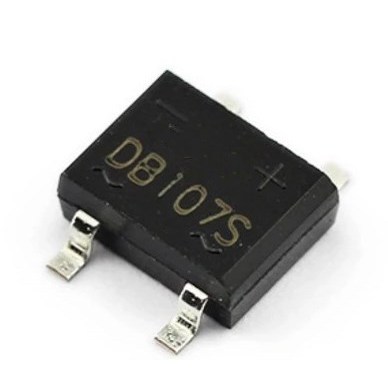 10PCS SMD DB107 DB107S 1A 1000V เฟสเดียวไดโอด Rectifier Bridge