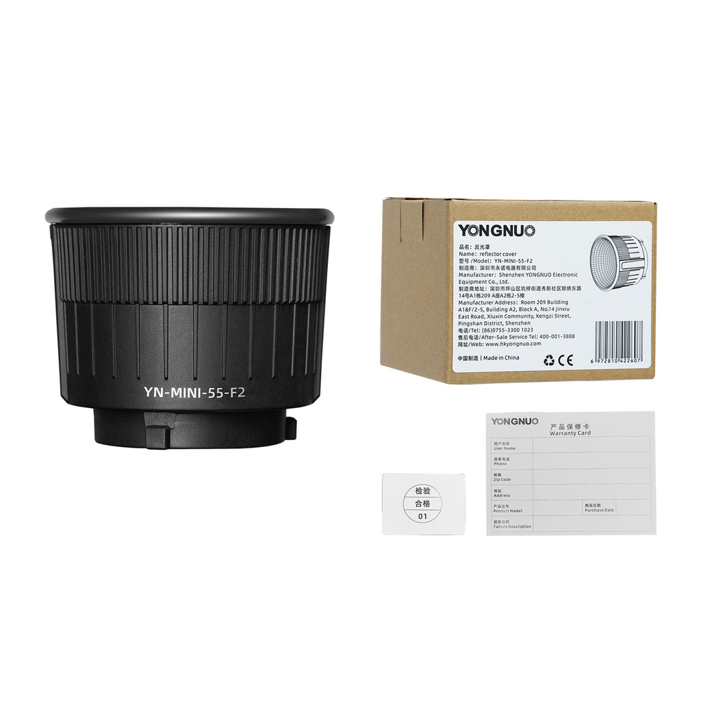 YONGNUO การถ่ายภาพ Light Reflector ฝาครอบ Mini Bowens Mount สําหรับ YN150/YN150S Bi/YN150 Li วิดีโอ 