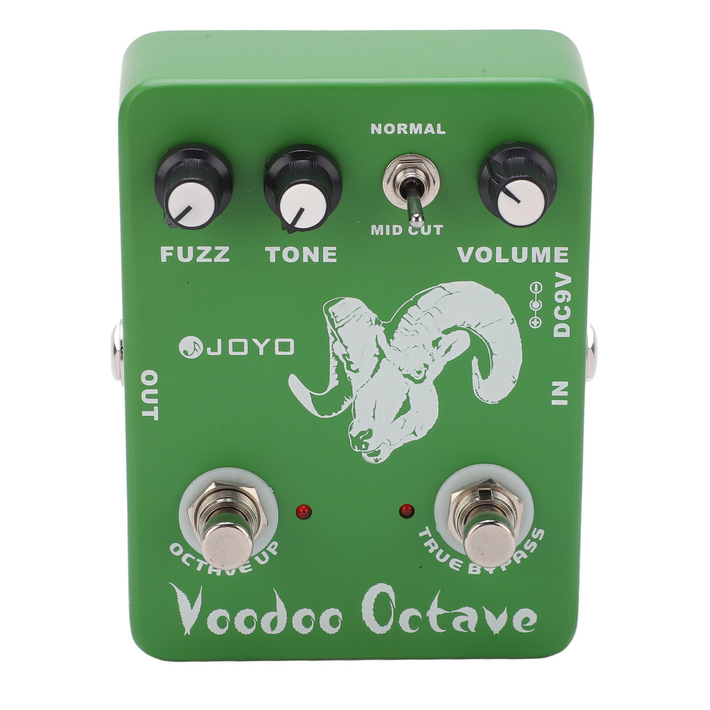 [YIB] เอฟเฟคกีต้าร์เหยียบ Voodoo Octave Fuzz อุปกรณ์เสริมเครื่องมือ True Bypass เดี่ยวแบบปรับได้