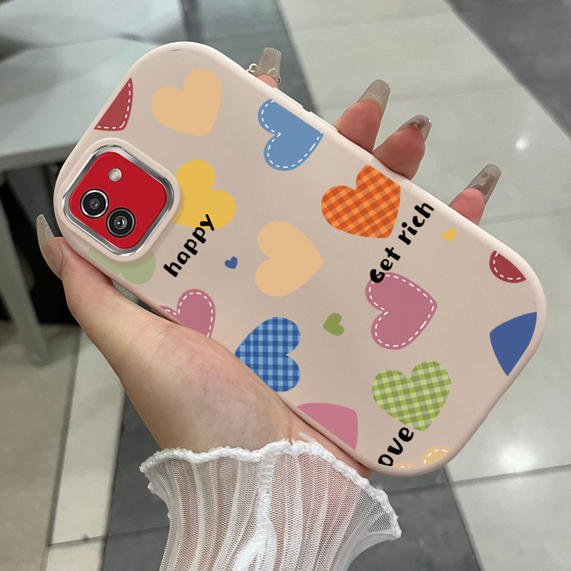 เคสใช้ได้กับ Samsung A04 M04 A04E F04 A03 A03s A02s M02s F02s M13 5G เคสสร้างสรรค์น่ารัก