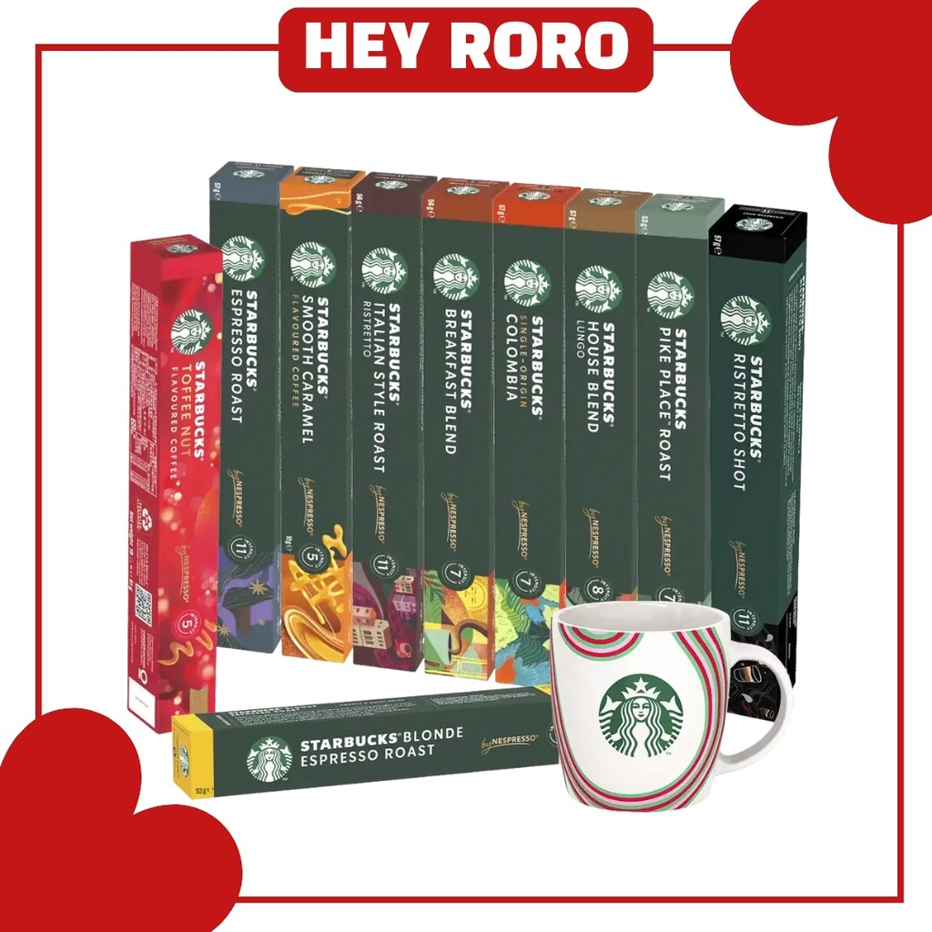 Starbucks Nespresso Collection 16 รส - รวมรสชาติจํากัด