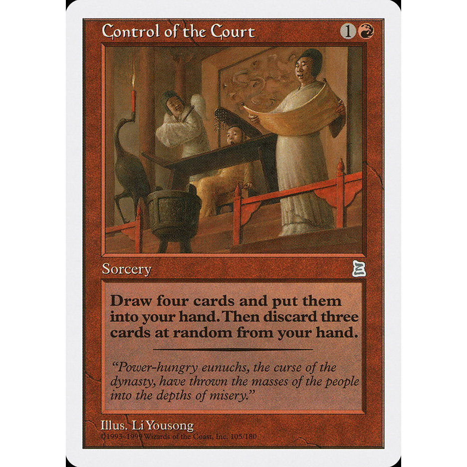 Control of the Court [Portal 3K] การ์ด Magic the Gathering [MTG] ของแท้