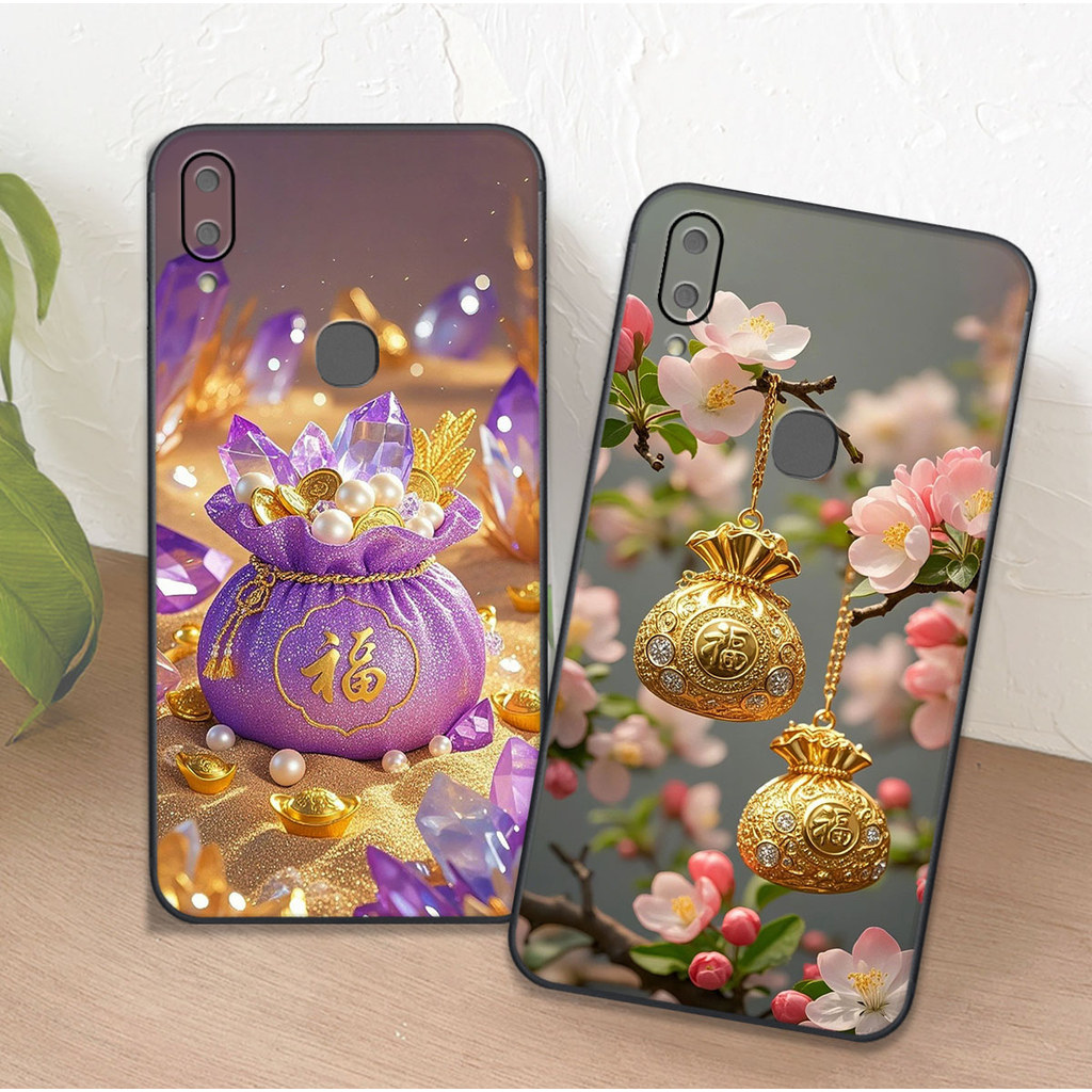 Vivo V9 / V9 Youth CASE พิมพ์ลายถุงนําโชค V CASE