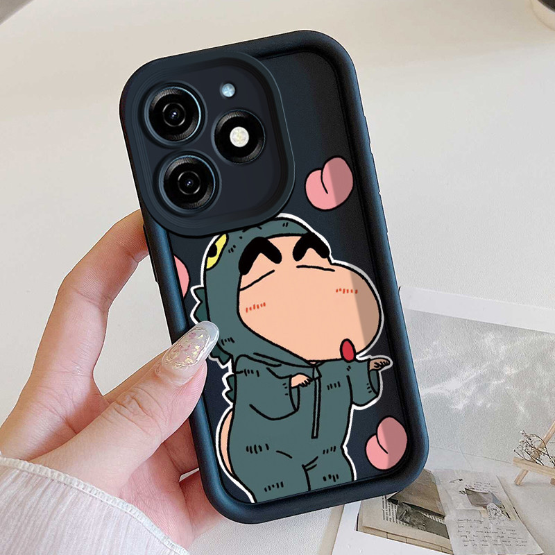เคสสำหรับ Tecno Spark 20 Spark 20C Spark 20P เคสโทรศัพท์ตัวละครอนิเมะสามสีซิลิโคนซอฟต์เชลล์กันกระแทก