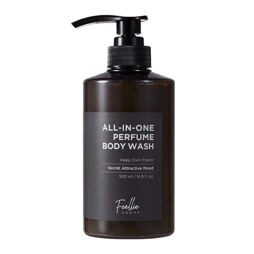 [Olive Young] Foellie Homme All In One 4 In 1 Perfume Body Wash 500mL