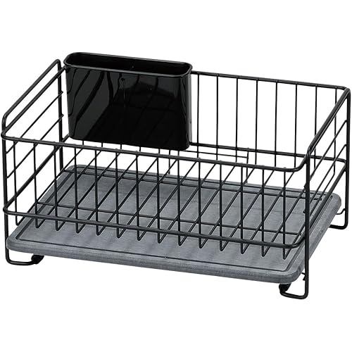 Diatomaceous Earth Tray Drainage Basket Mini Black Product size: W 30 x D 22 H 15.5cm AZ-7175