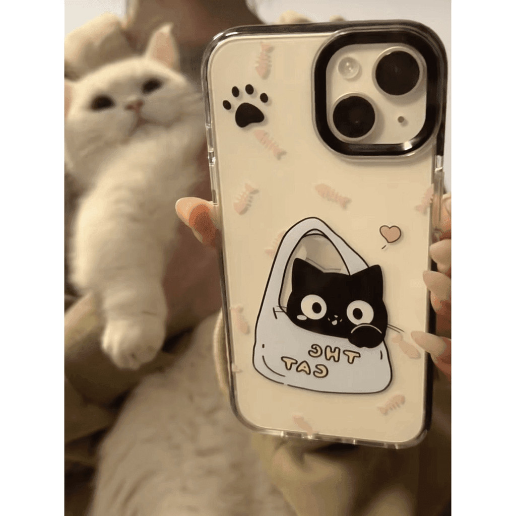 Fish Cat Love แฟนซีสาวกรณี Hp Redmi หมายเหตุ 14 Pro+5G 9S 10S 12 Pro Plus 13 5G 4G หมายเหตุ 11S 8 9 