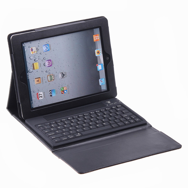Jodyth Wireless BT Keyboard + เคสหนังแท้สําหรับ iPad 2 3