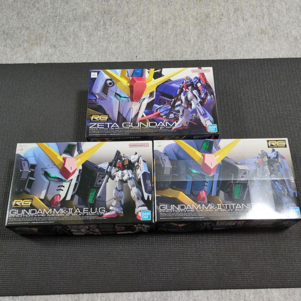 【Direct from Japan】RG กันพลา เซ็ต GUNDAM MK-II EUG ZETA GUNDAM【Japan Exclusive】