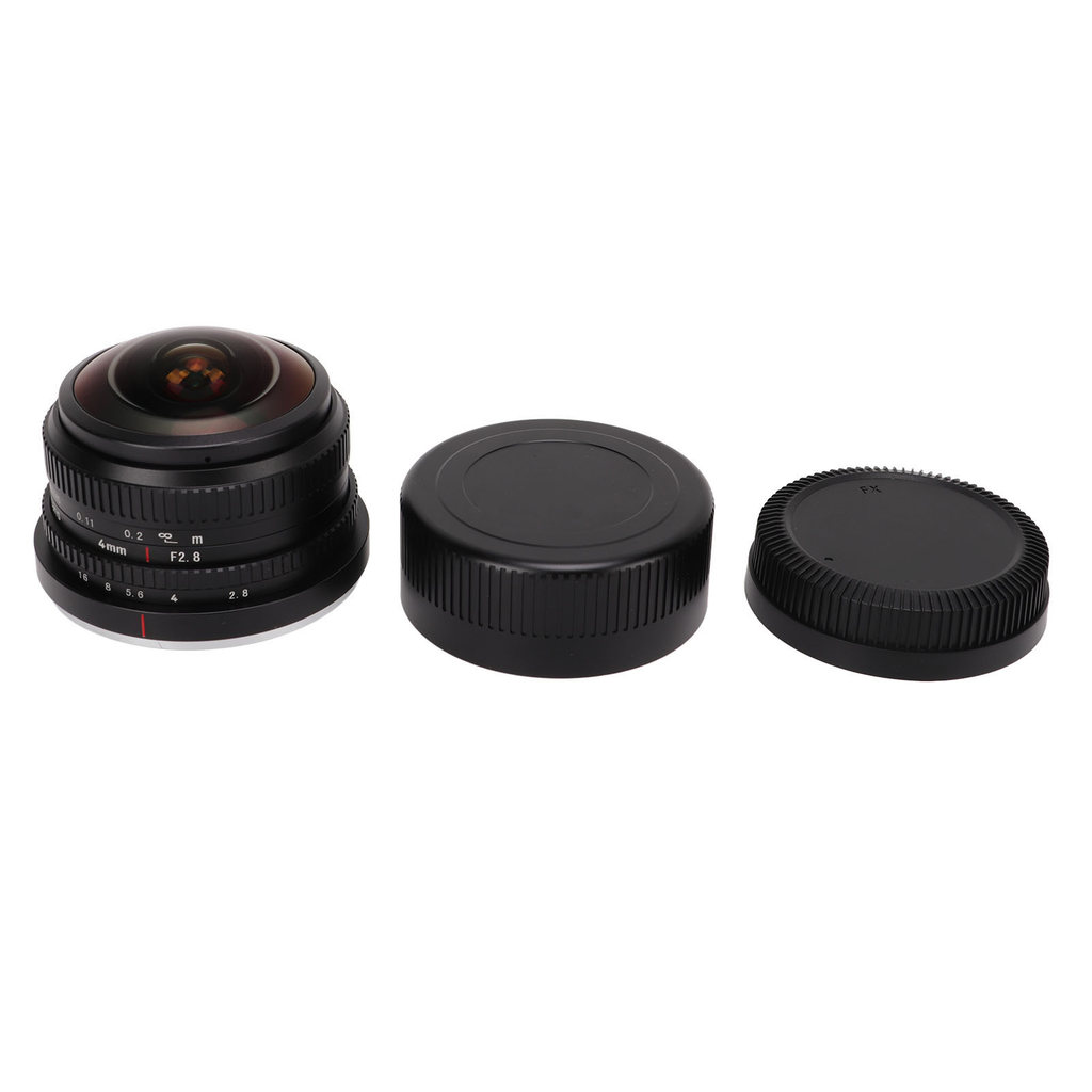 7artisans 4 มม.F2.8 เลนส์ Fisheye มุมกว้าง 225 องศาสําหรับ FX Mount Fujifilm X H1 T3 T4 T20 T10 T2 ก