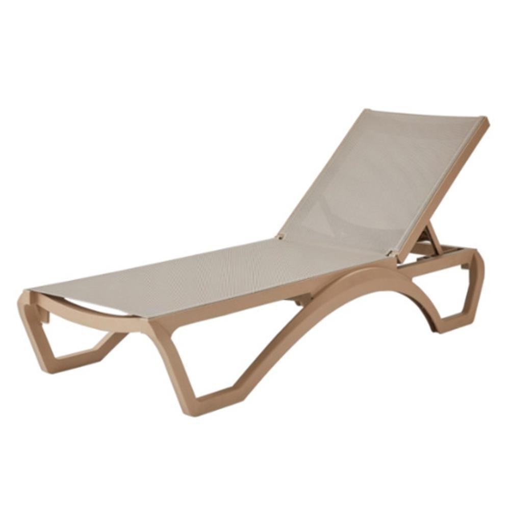 HomePro เตียงริมสระ  HALI สีน้ำตาล แบรนด์ SPRING