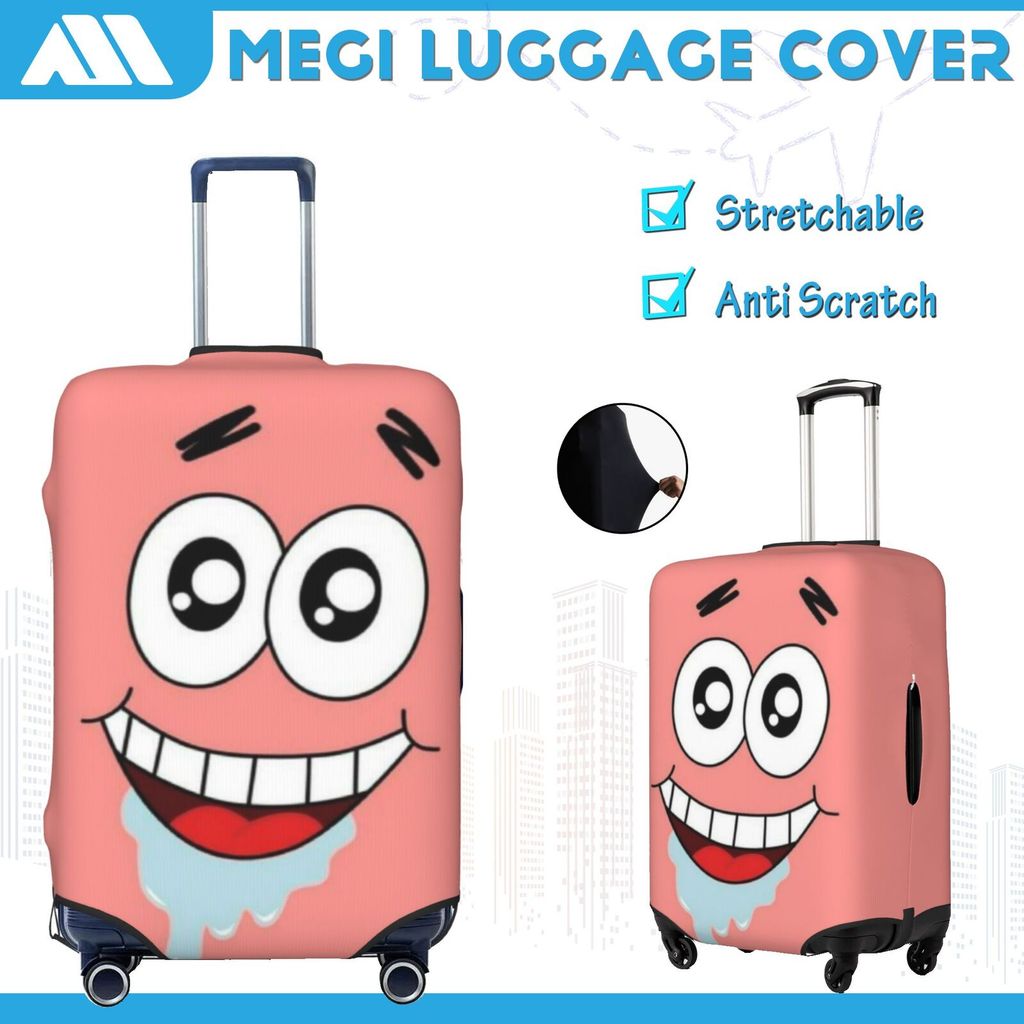 ผ้าคลุaมกระเป๋าเดินทาง ผ้าสแปนเด็กซ์ แบบยืดหยุ่น ยืดหยุ่น Travel Luggage Cover 18-32 นิ้ว QF009