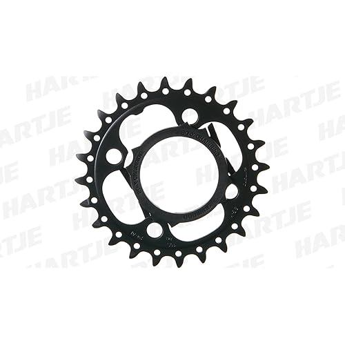 SHIMANO Repair Parts Chain Ring 24T-AE Black & Protector FC-T521 FC-M522 Y1N098010