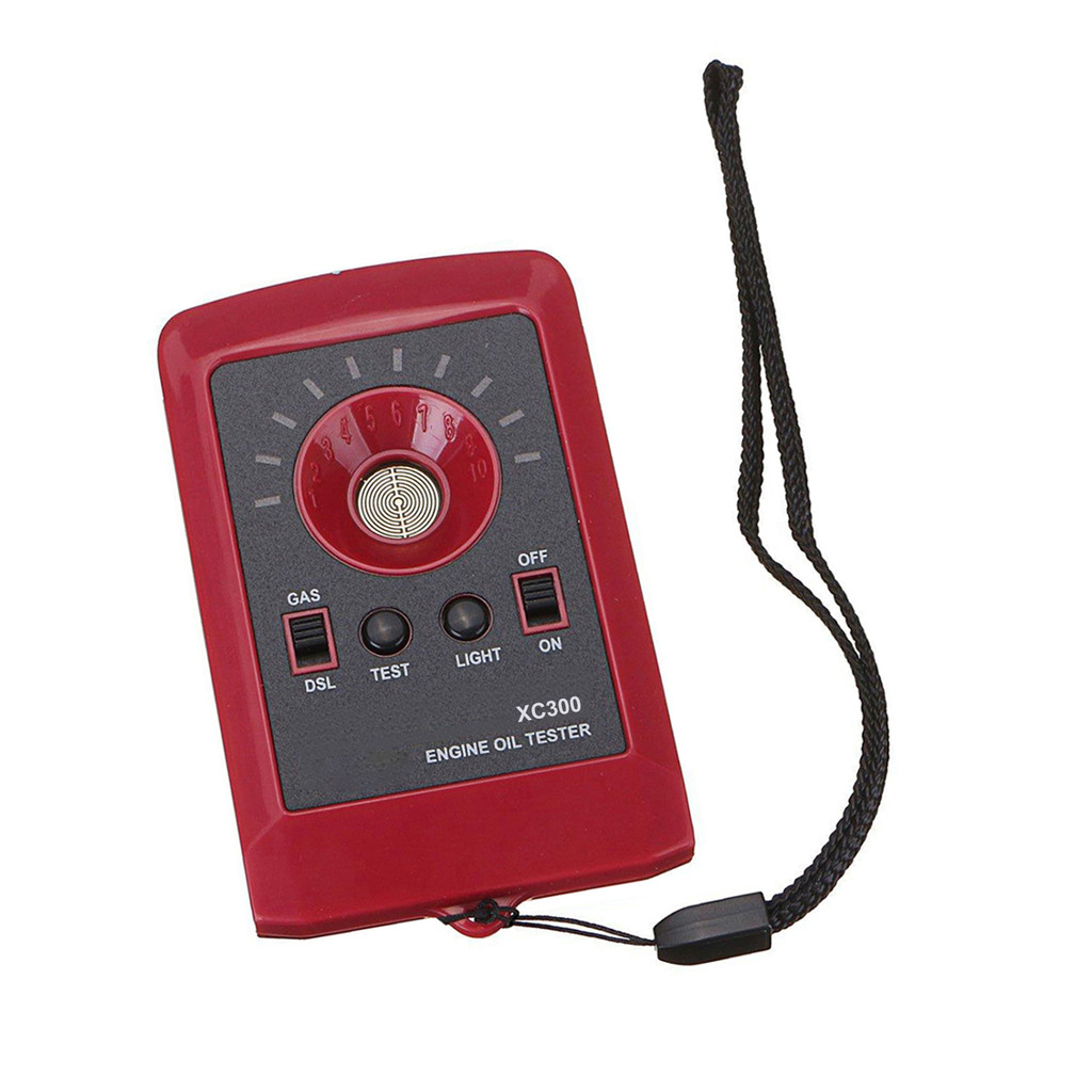 CAVN 12V LED Digital Tester Motor Engine Oil Quality Detector Gas Diesel Fluid Analyzer