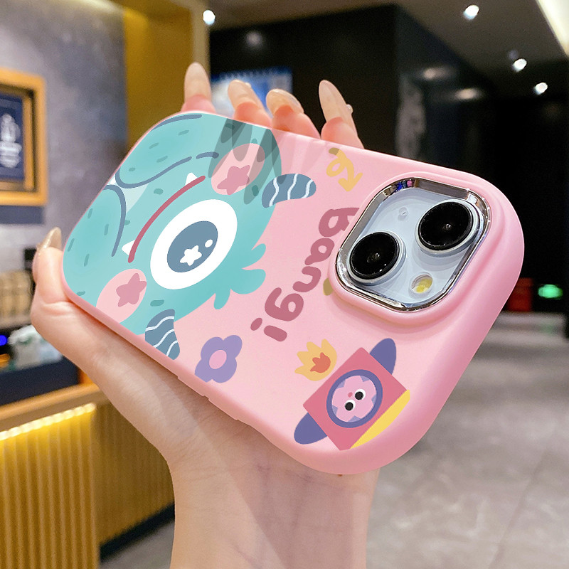 เคสสำหรับ OPPO A60 4G เคสโทรศัพท์สัตว์ประหลาดน่ารักกันกระแทกกลมและอ้วน ราคา ถูกที่สุด ดีลบีเคเค แกลเลอรีภาพที่ 8
