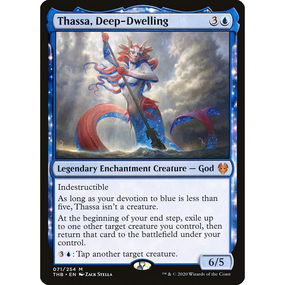 Thassa, Deep-Dwelling การ์ด Magic the Gathering [MTG] ของแท้