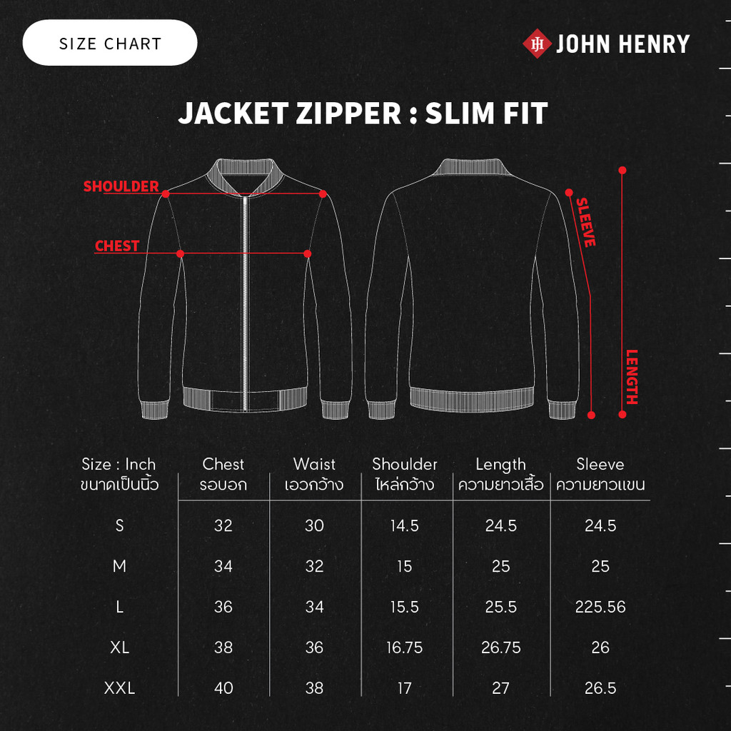 John Henry เสื้อแจ็คเก็ตผู้ชาย ทรงเข้ารูป รุ่น JH F625MJKSM14 – สีกรมท่า ราคา ถูกที่สุด ดีลบีเคเค แกลเลอรีภาพที่ 6