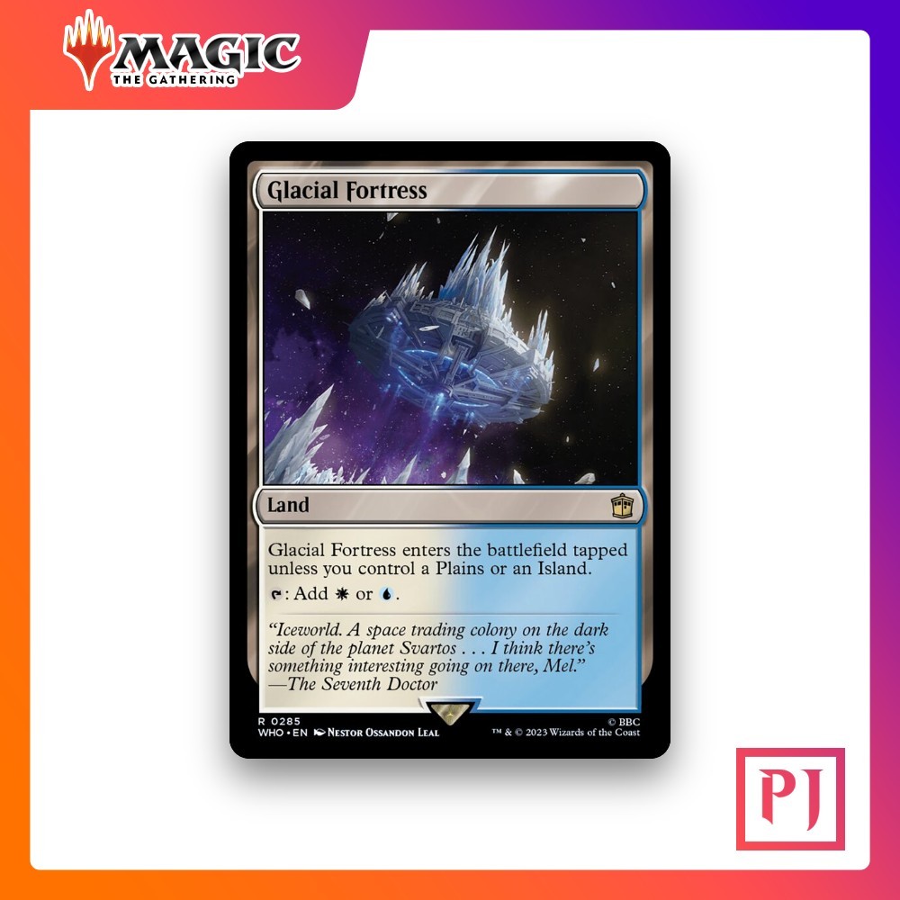[MTG] Glacial Fortress (#285) [WHO] [LAND] [RARE] | Magic the Gathering