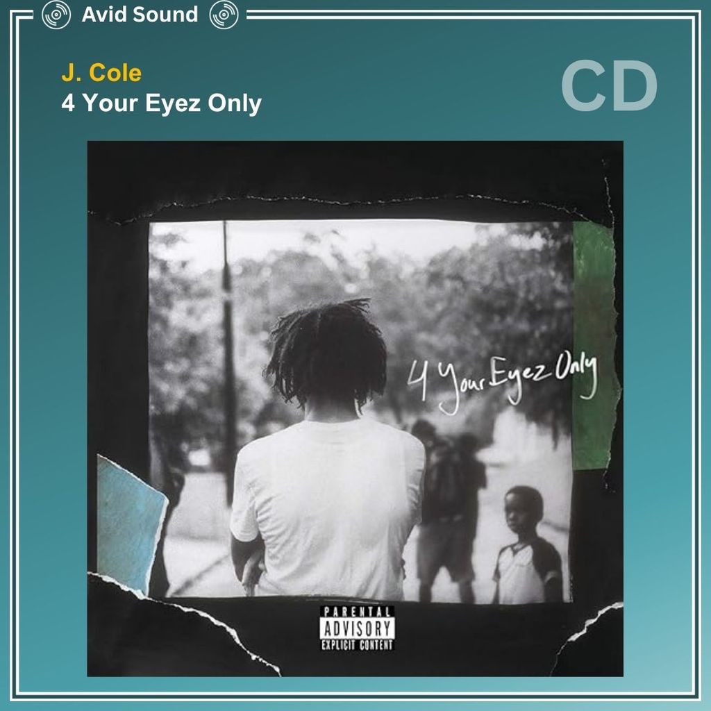 CD แผ่นซีดี J. Cole 4 Your Eyez Only ใหม่ ซีล J. Cole CD